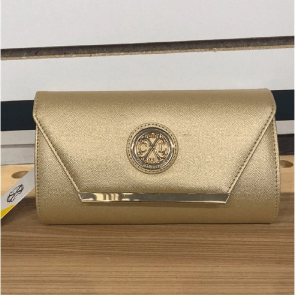 Christian Lacroix gold clutch
